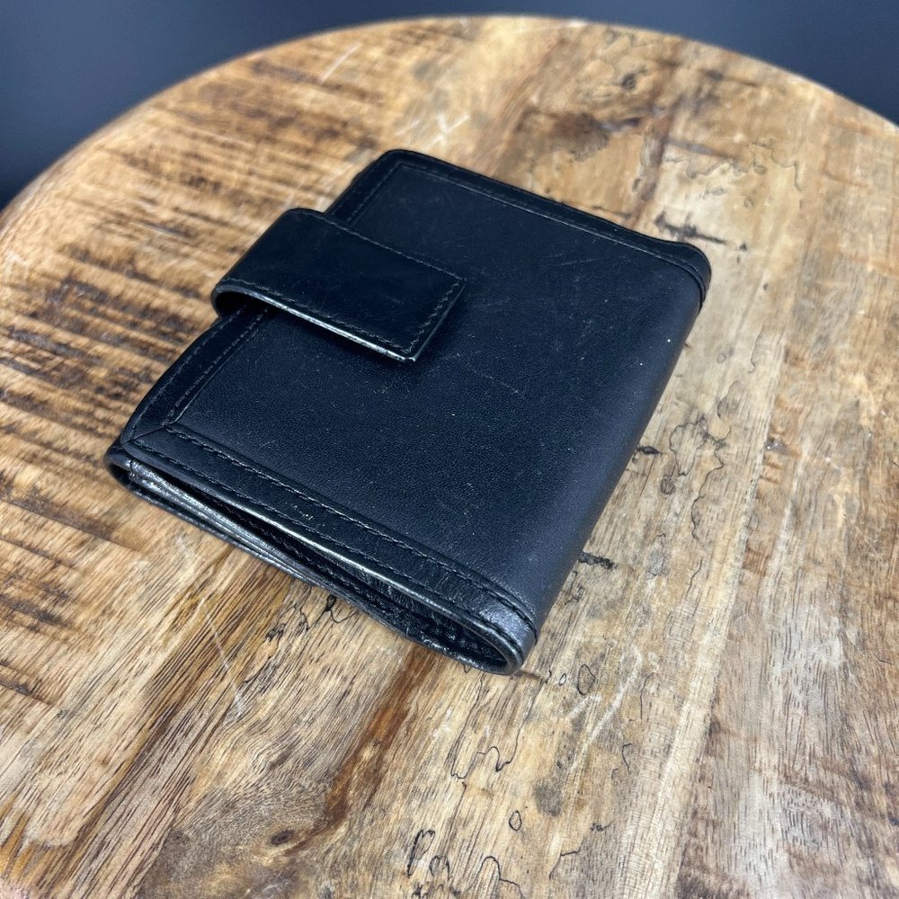 Black Coach Leather Wallet